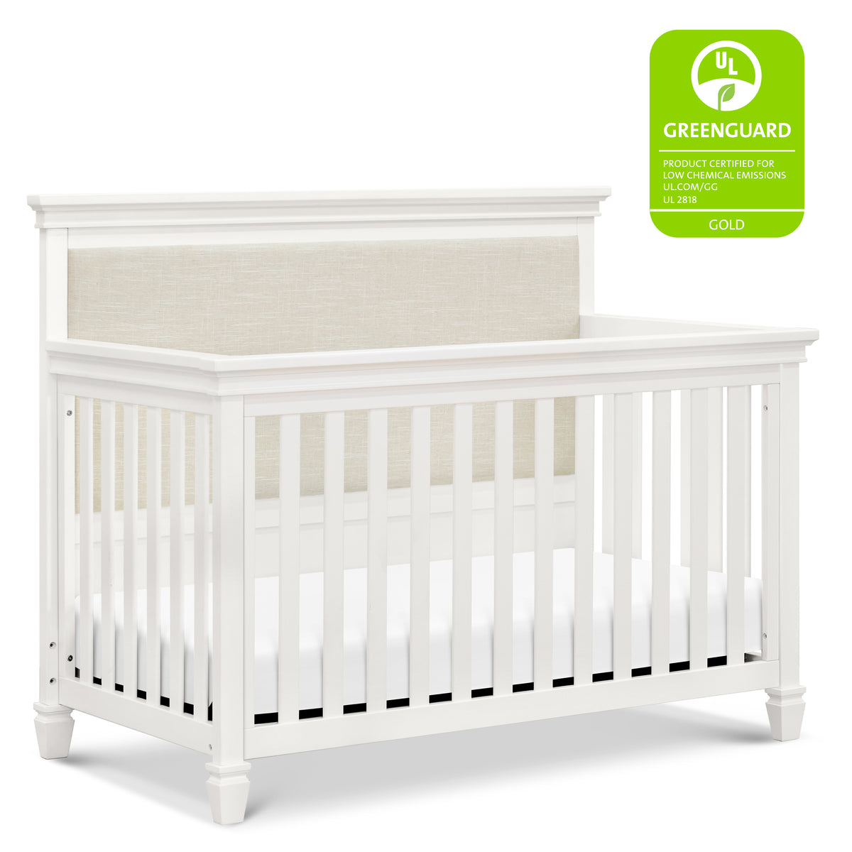 Darlington 4-in-1 Convertible Crib in Warm White