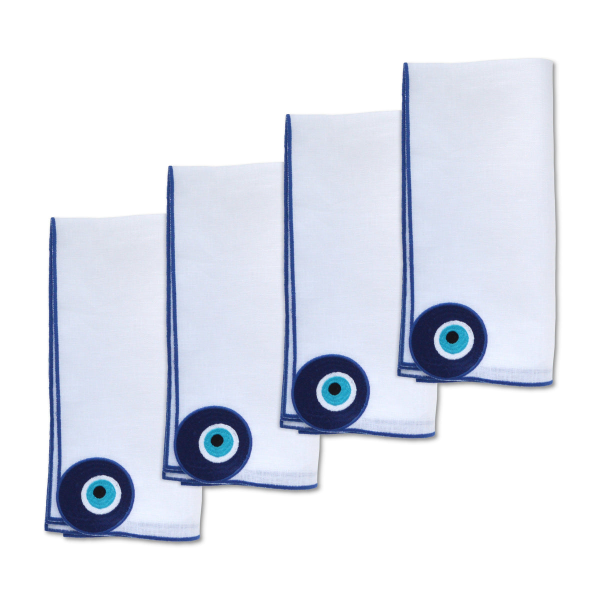 Evil Eye Dinner Napkins (4) Evil Eye Table Decor Chefanie
