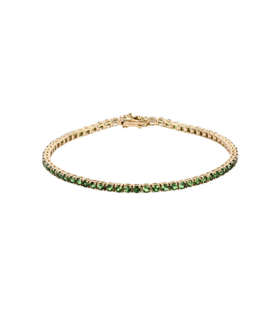 Green Tsavorite Tennis Bracelet