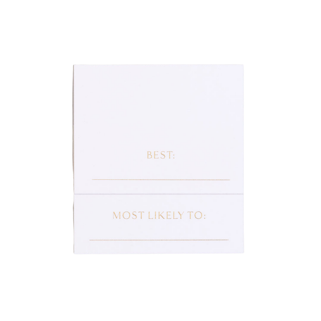 Superlatives Place Cards, Set of 24