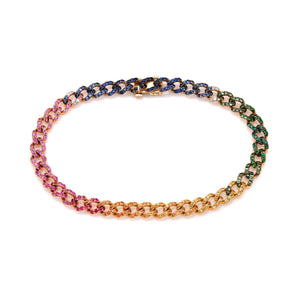 Floridita Bracelet in Mult-Colored Sapphire - Jewelry - RUCHI New York