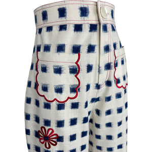 Costal Check Trousers