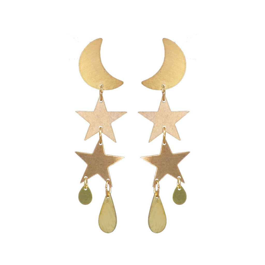 Little Gold Twilight Earrings