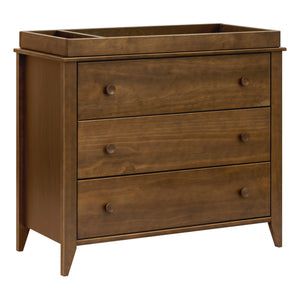 Sprout 3-Drawer Changer Dresser with Removable Changing Tray in Natural Walnut
