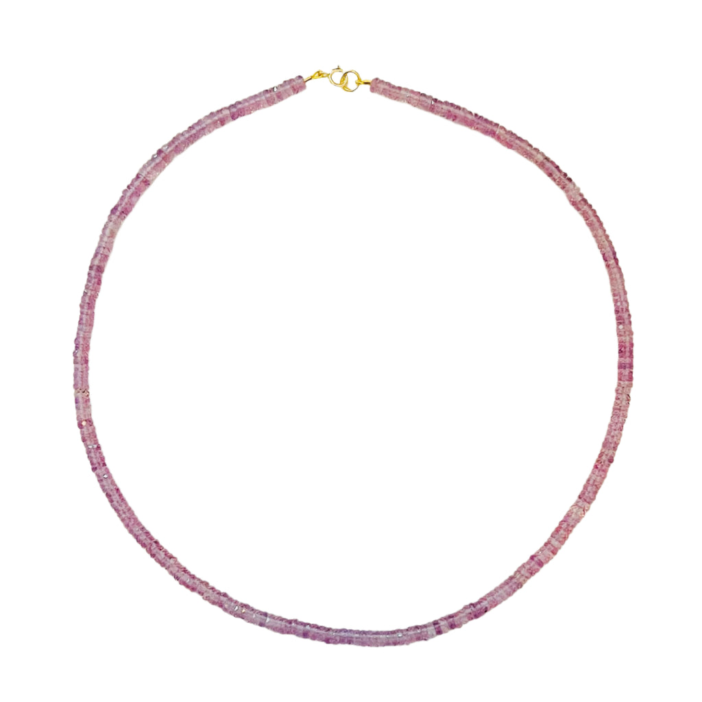 Amethyst Heishi Cut Necklace