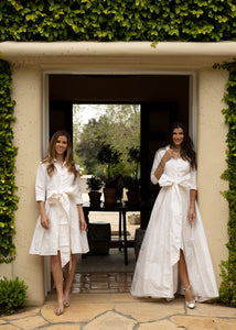 Collared Cocktail Dress in Wedding White