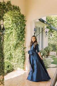 Effortlessly Elegant Gown in Classic Navy