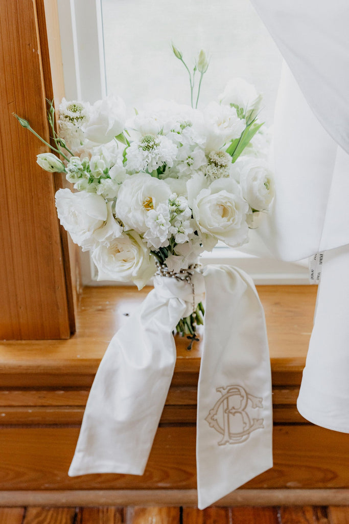 Bridal wreath sash