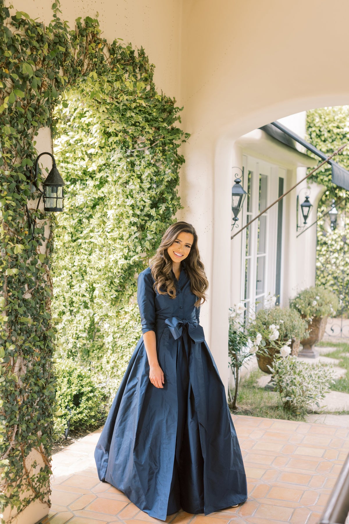 Effortlessly Elegant Gown in Classic Navy