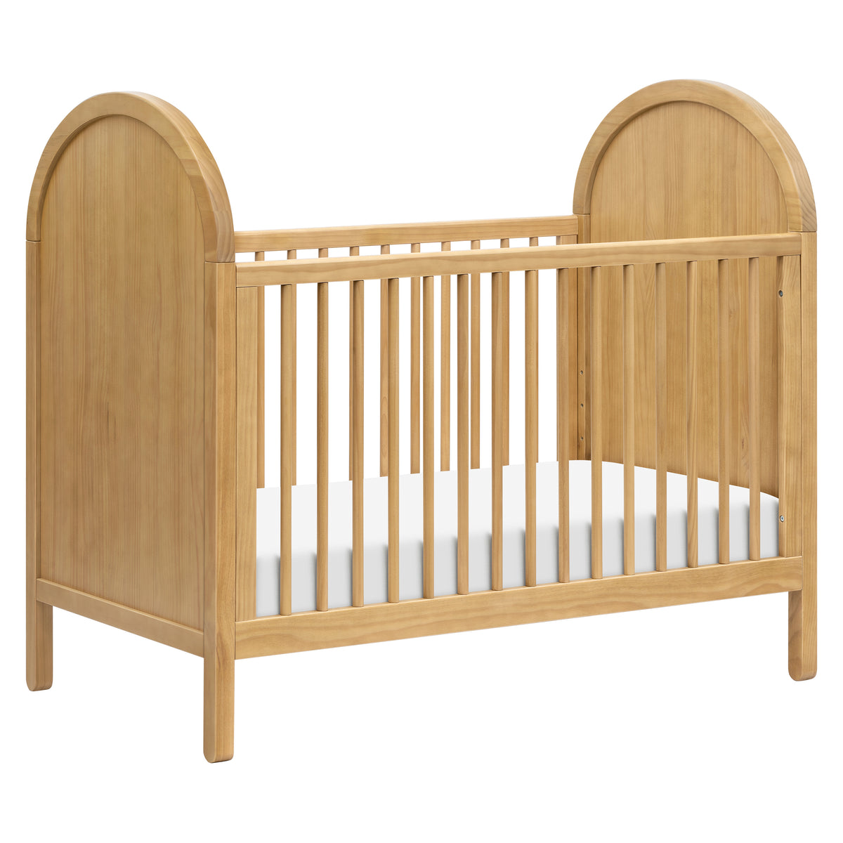 Bondi 3-in-1 Convertible Crib with Toddler Bed Conversion Kit in Honey