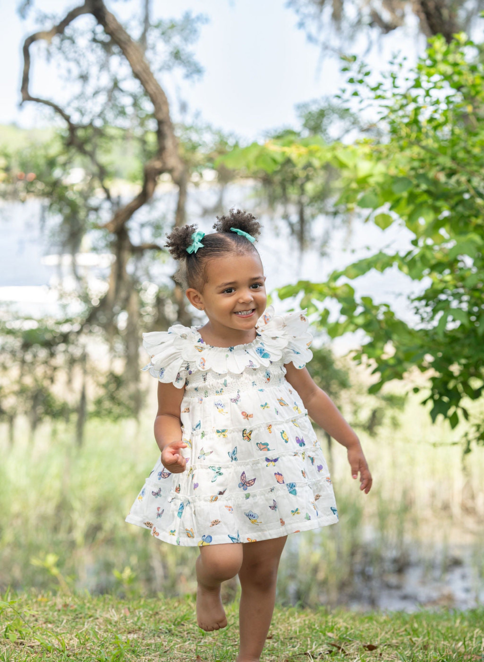 The Mimi Dress in Madame Butterfly Print