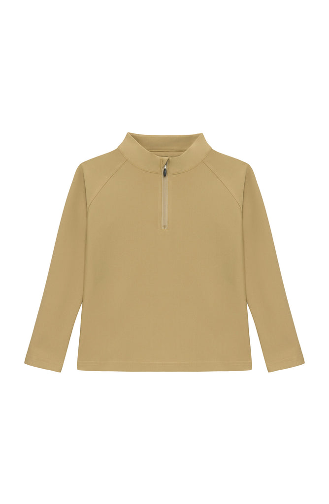 Half-Zip in Khaki