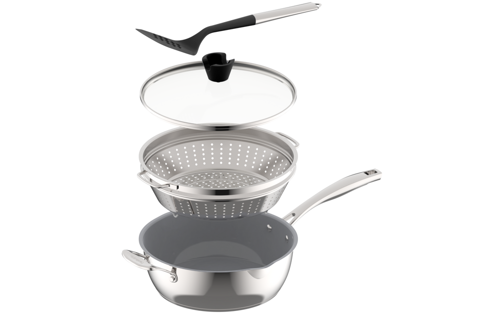 Preferred Pan 4-Piece Set Stainless Steel in Stainless Steel