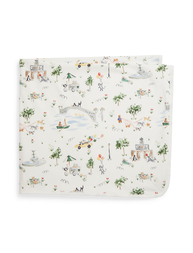 RL Baby x Riley Sheehey Saturday in The Park Cotton Blanket