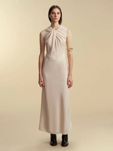 Lightweight Wool Twist Panelled Dress - Marina Moscone