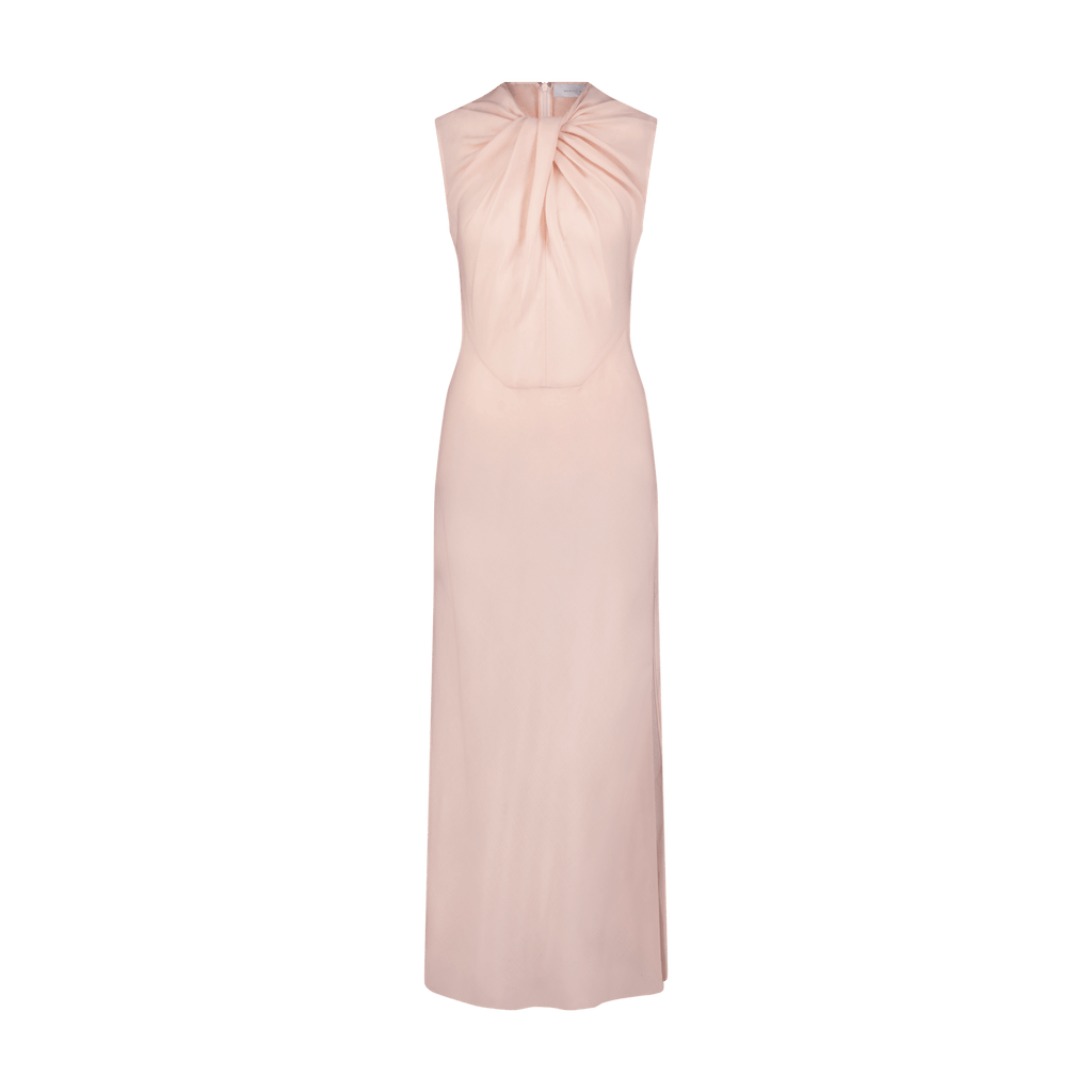 Lightweight Wool Twist Panelled Dress - Marina Moscone