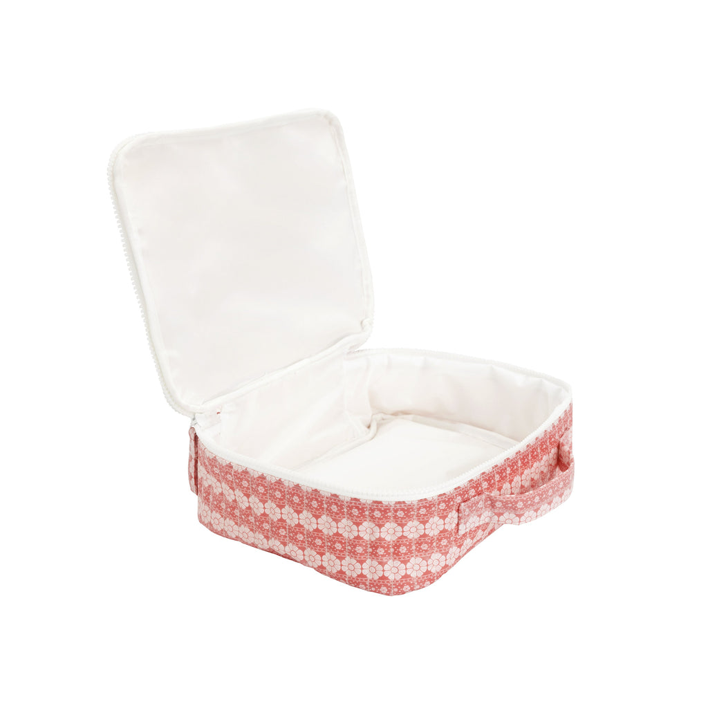 Regatta Red Paisley Coated Lunchbox