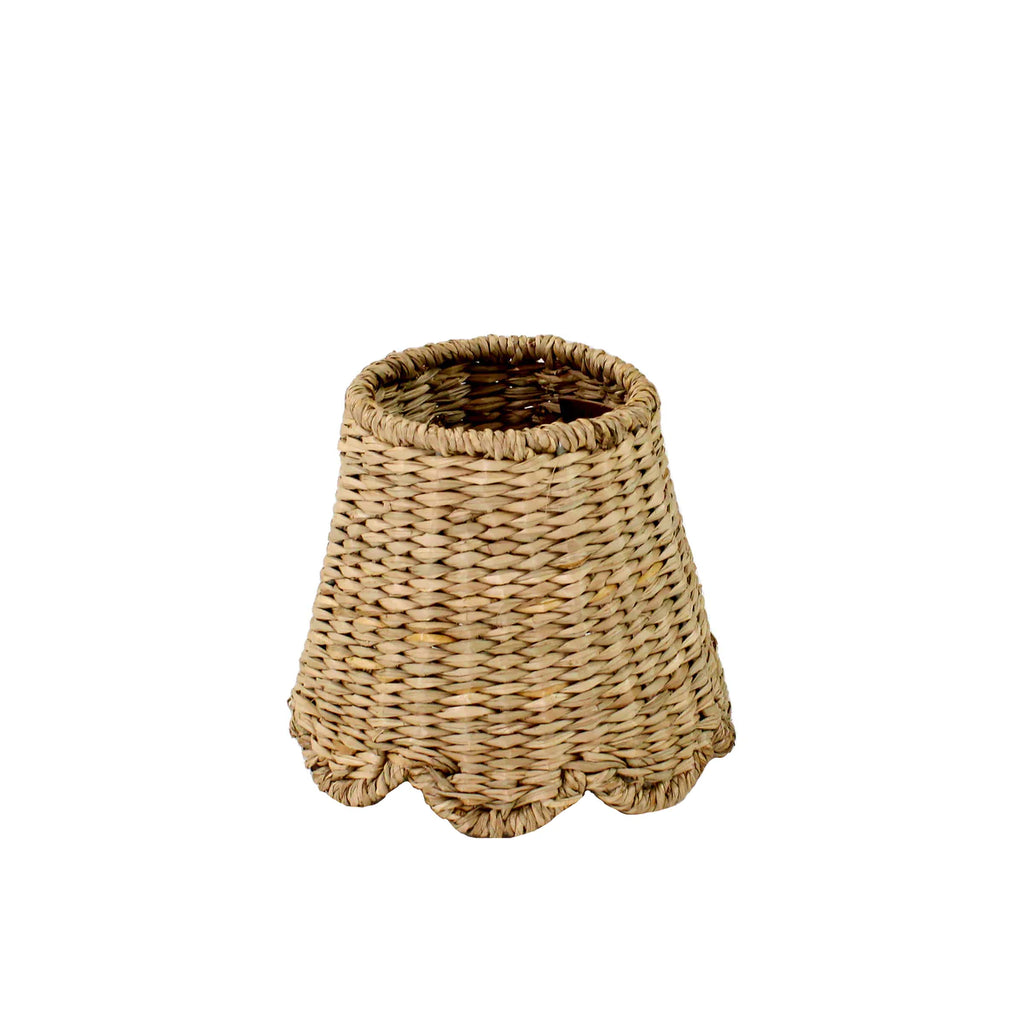 Maison Maison Design x Zafferano Scalloped Seagrass Lampshade