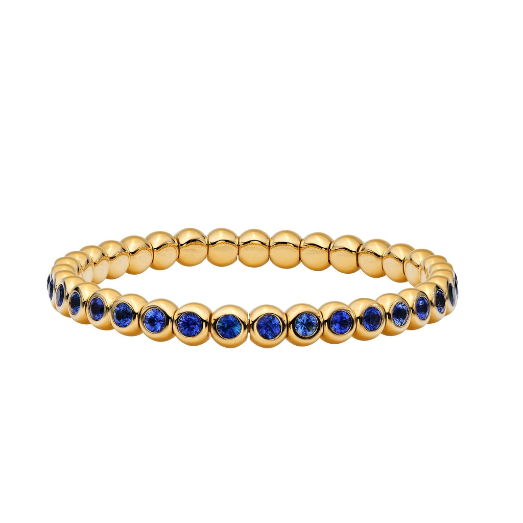Marguerite Blue Sapphire Bracelet - Jewelry - RUCHI New York