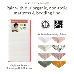 Hudson 3-in-1 Convertible Crib with Toddler Bed Conversion Kit in Natural