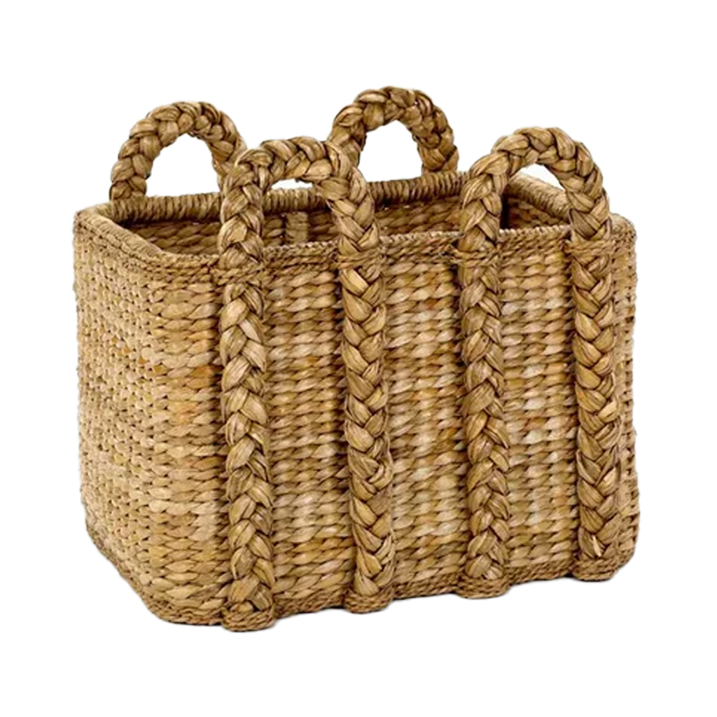 Large Rectangular Rush Basket
