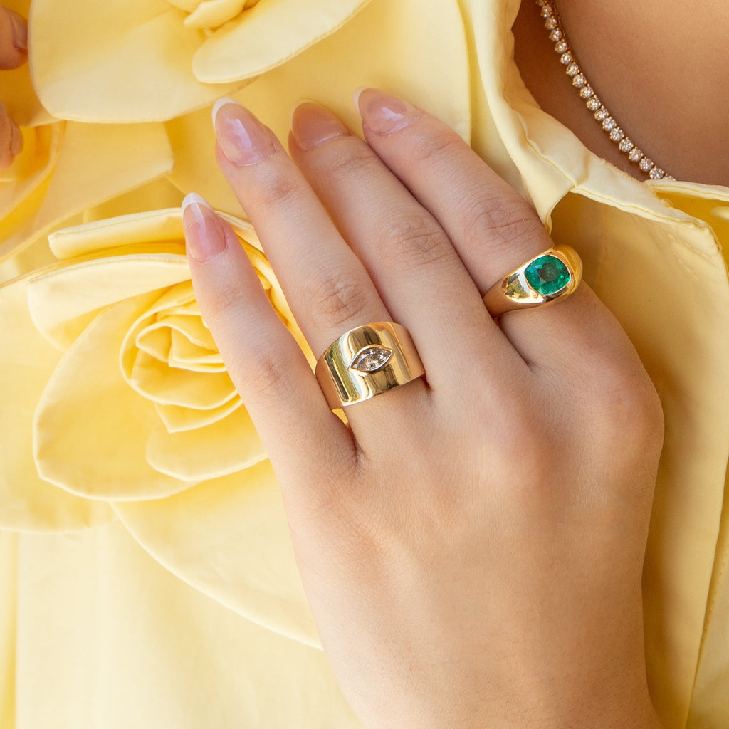 Mistral Diamond Band - Jewelry - RUCHI New York