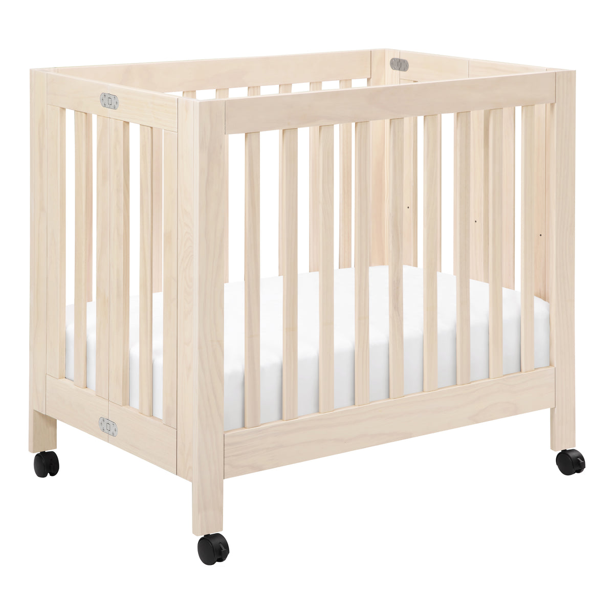Origami Mini Crib in Washed Natural