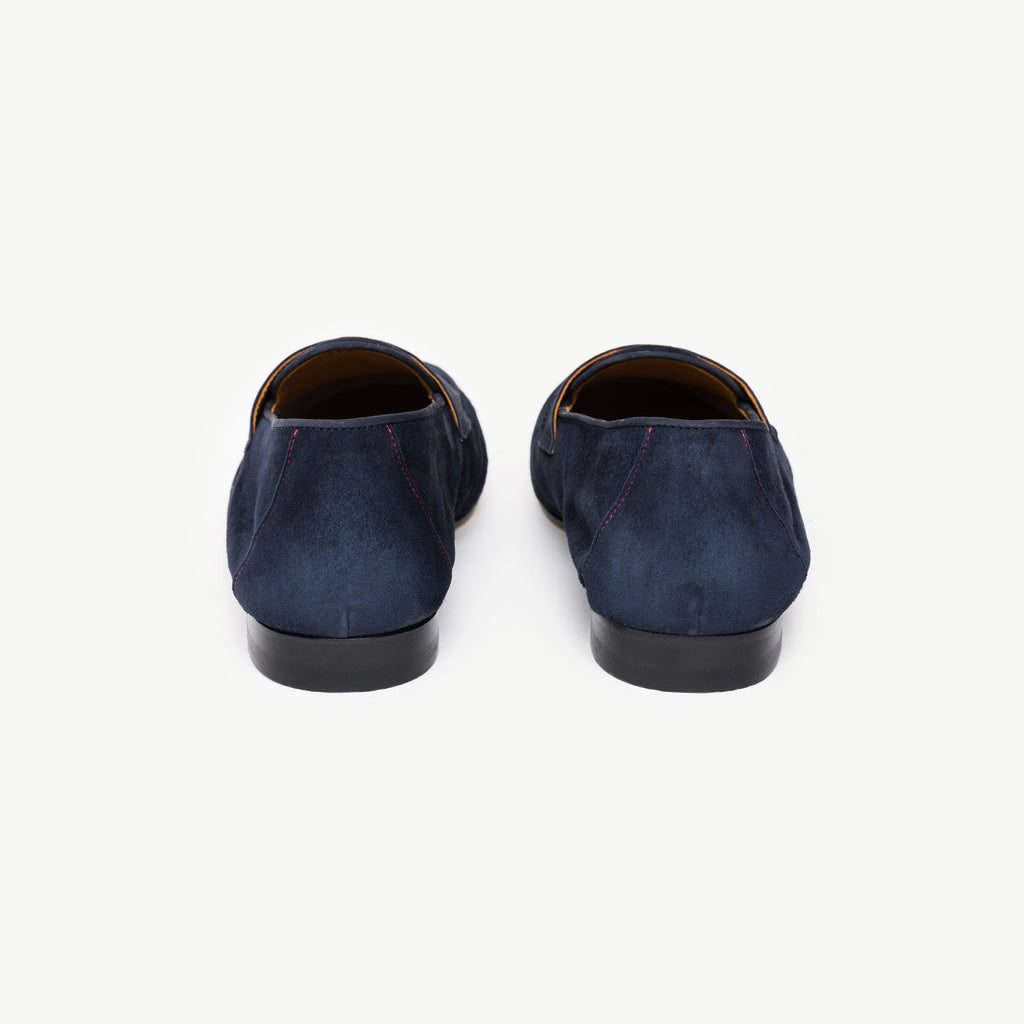 Men's Navy Suede Centesimo