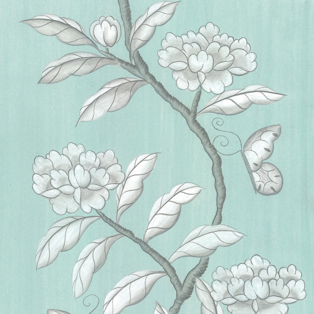 "La Mer" Chinoiserie Originals on Papier
