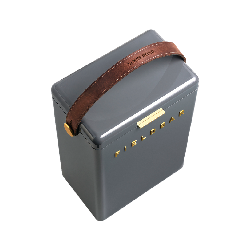 Drinks Box in Oyster Grey