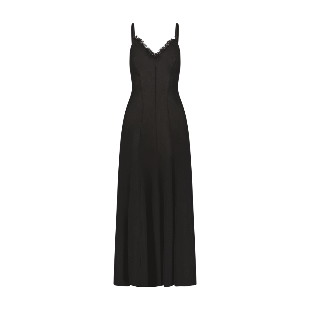 Panelled Lightweight Wool Swing Dress - Marina Moscone