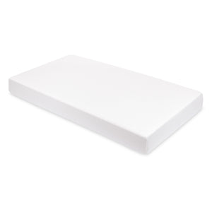 Crib Sheet in GOTS Certified Organic Muslin Cotton in White