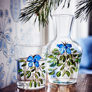 Mistletoe Bow Carafe & Tumbler