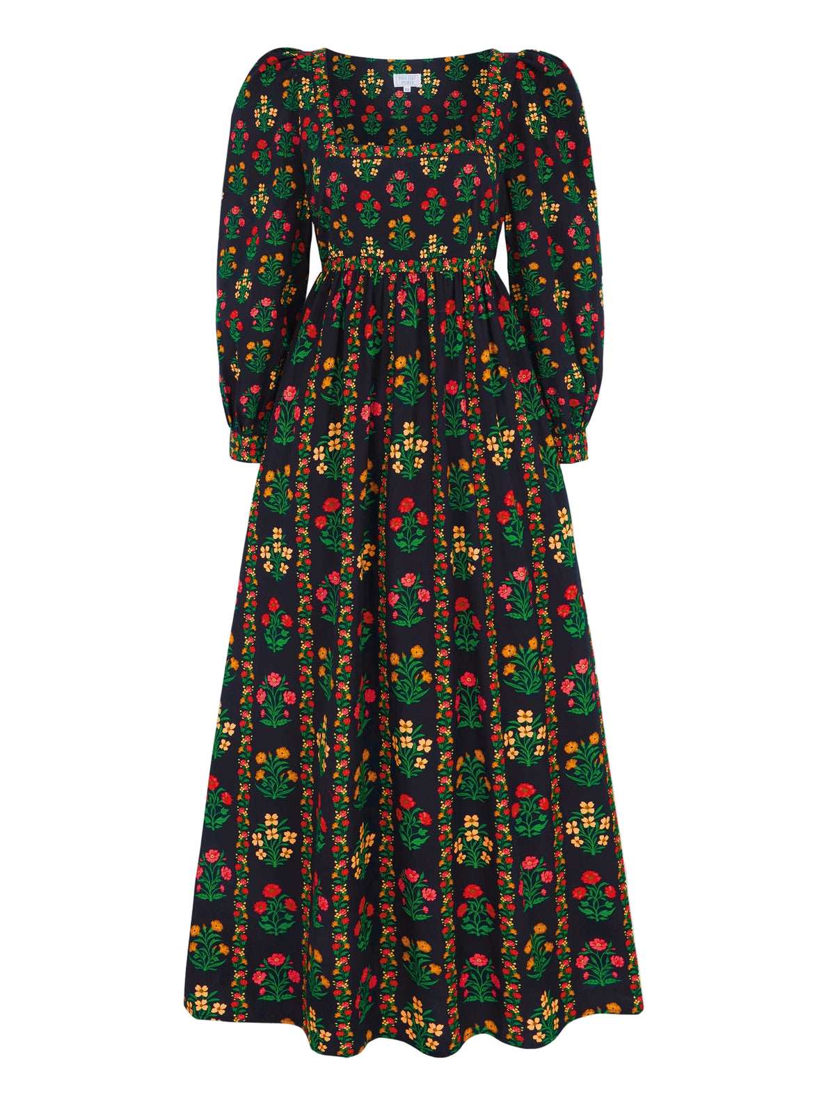 Pink City Prints Rose Border Cornelia Dress