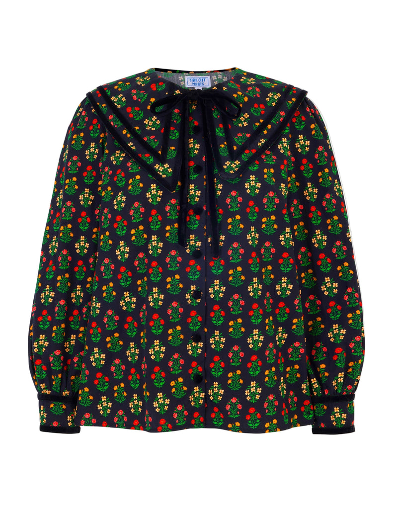 Pink City Prints Rose Buta Cleo Blouse