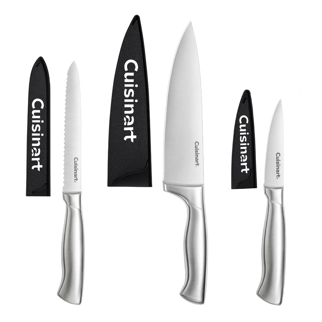 3-Piece Stainless Steel Knife Set in Stainless Steel
