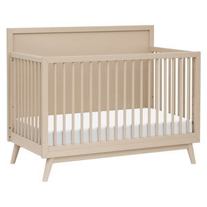 Palma 4-in-1 Convertible Crib with Toddler Bed Conversion Kit in Taupe