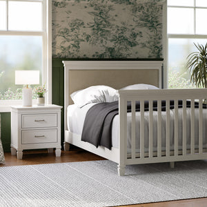 Darlington Assembled Nightstand in Warm White
