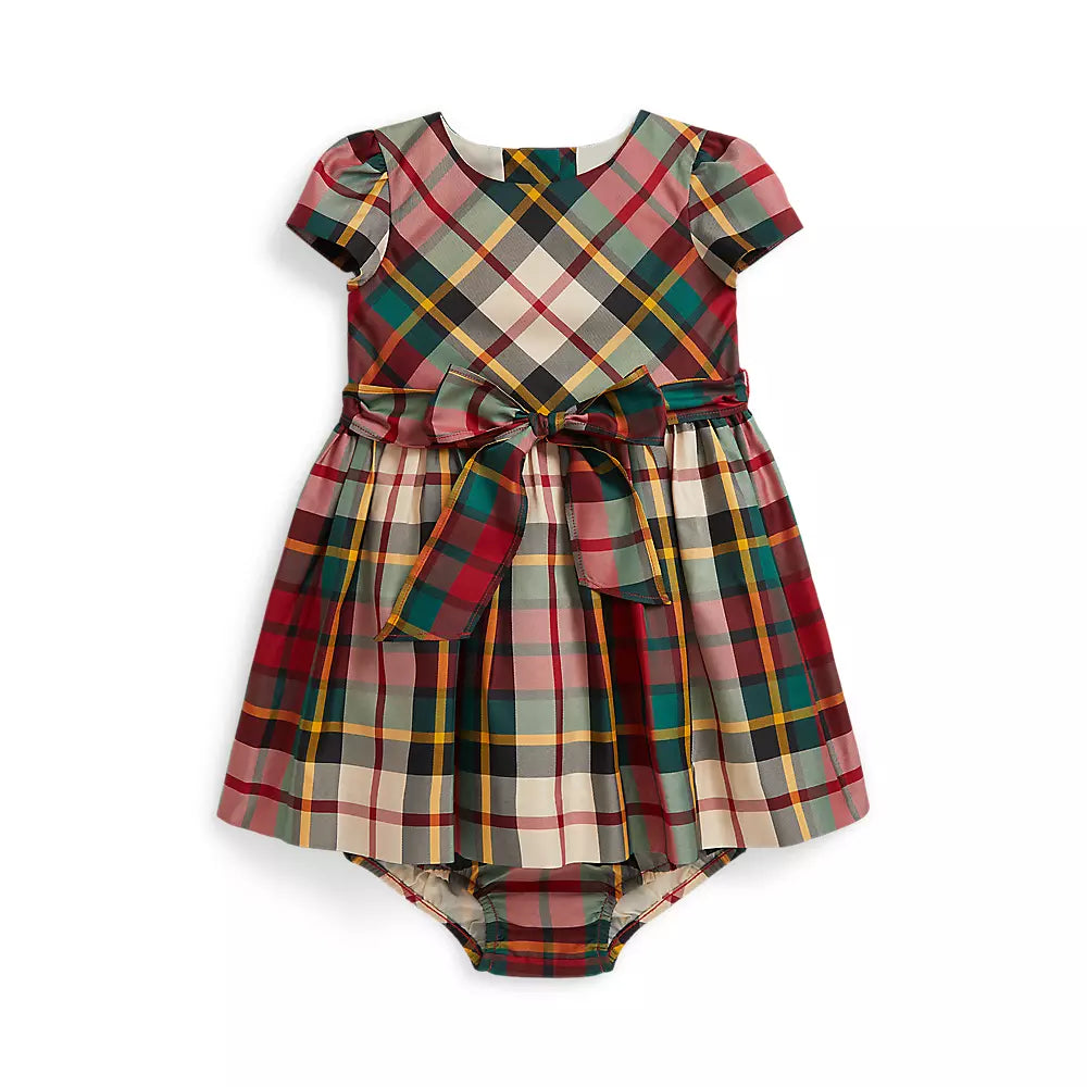 Plaid Twill Dress & Bloomer