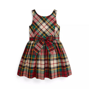 Plaid Taffeta Dress