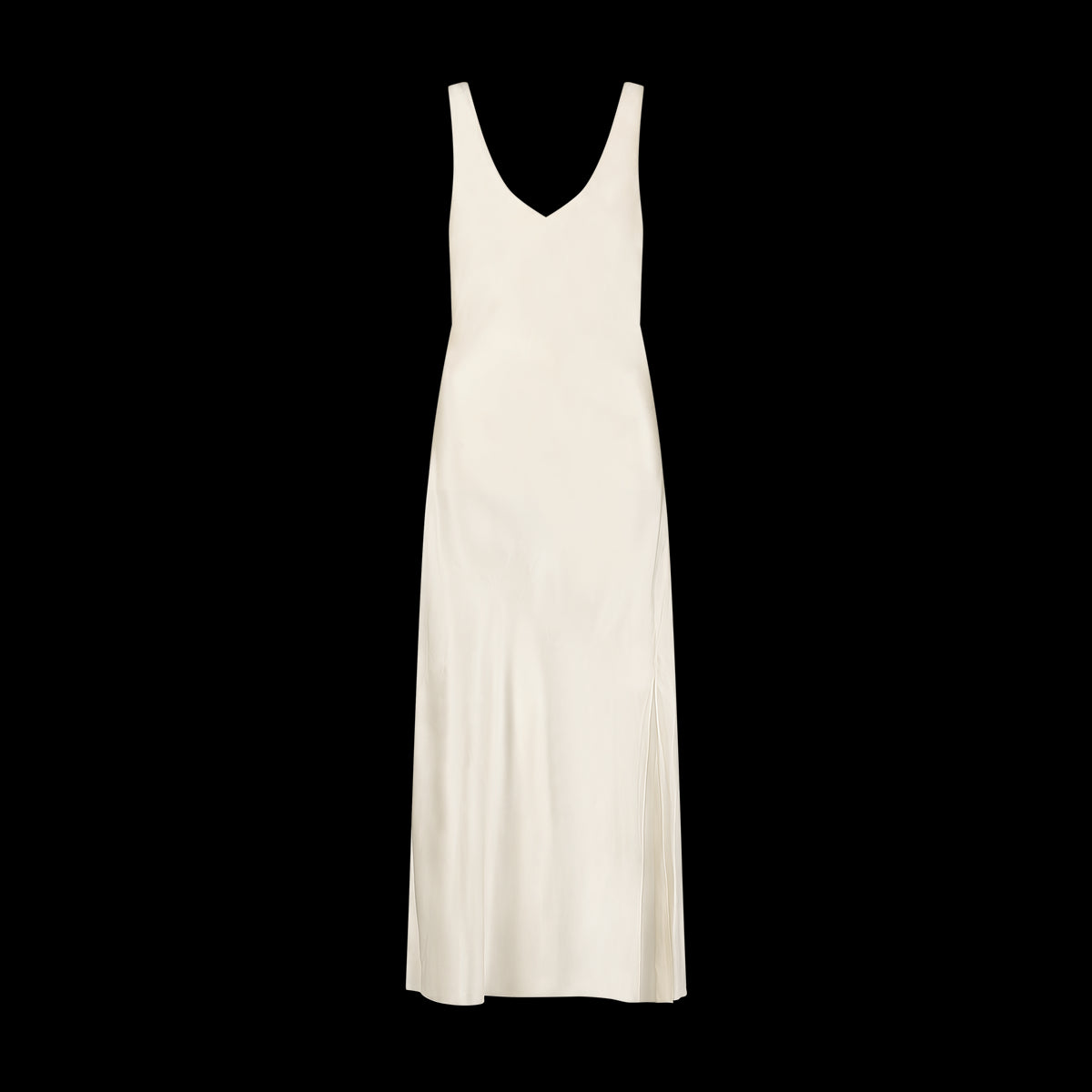 Satin Bias Slipdress with Cowl Back - Marina Moscone