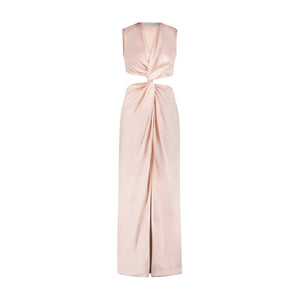 Satin Twist Dress - Marina Moscone