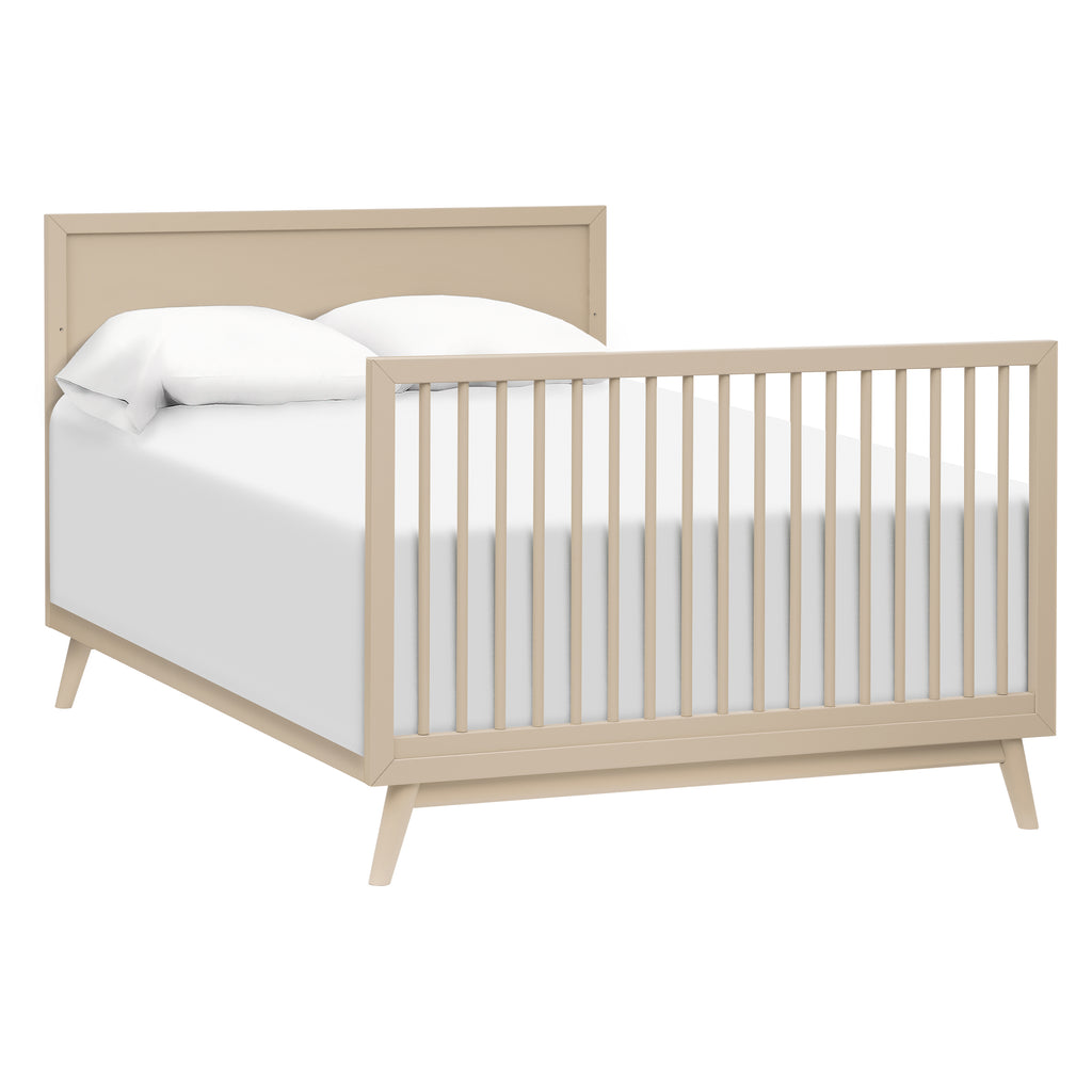 Palma 4-in-1 Convertible Crib with Toddler Bed Conversion Kit in Taupe
