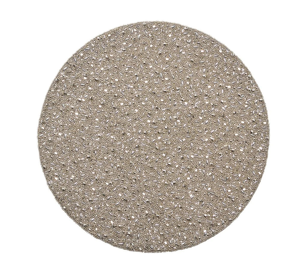 Silver Rush Placemat in Silver, Set of 4