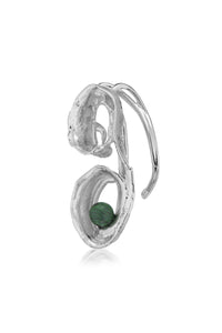 Silver Spiral Over Ear Cuff - Marina Moscone