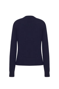 Never A Root Crewneck in Navy