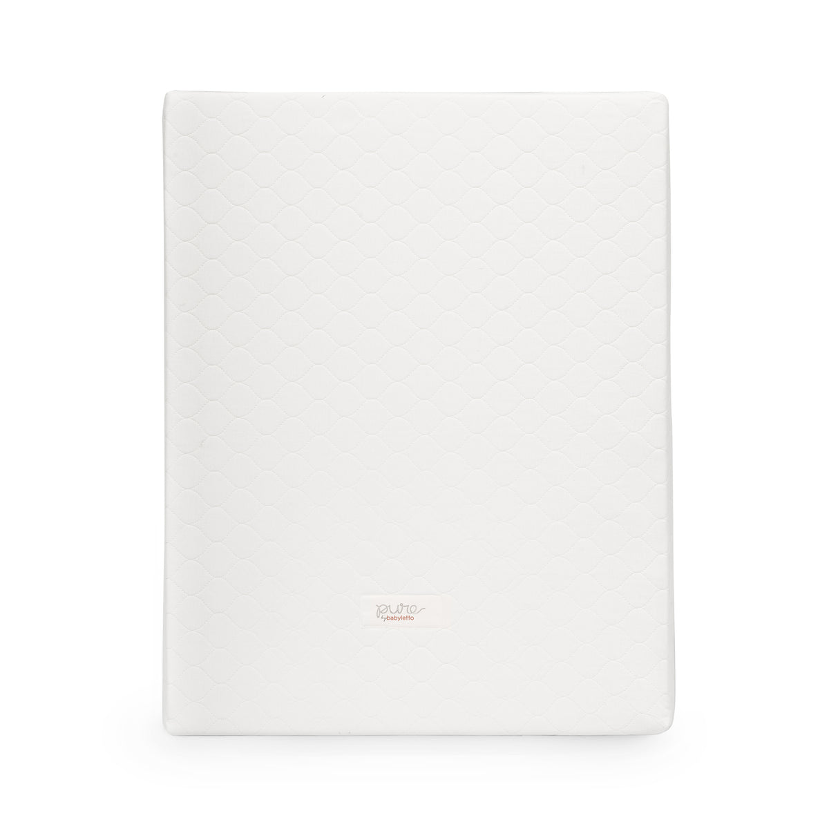 Pure Core Midi Crib Mattress w/ Hybrid Quilted Waterproof Cover (Lightweight) in White