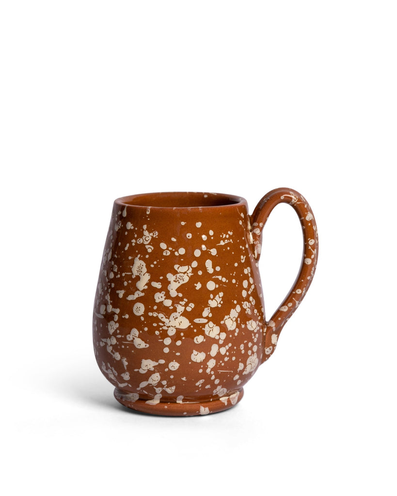 Splatter Mug in Terracotta & Cream