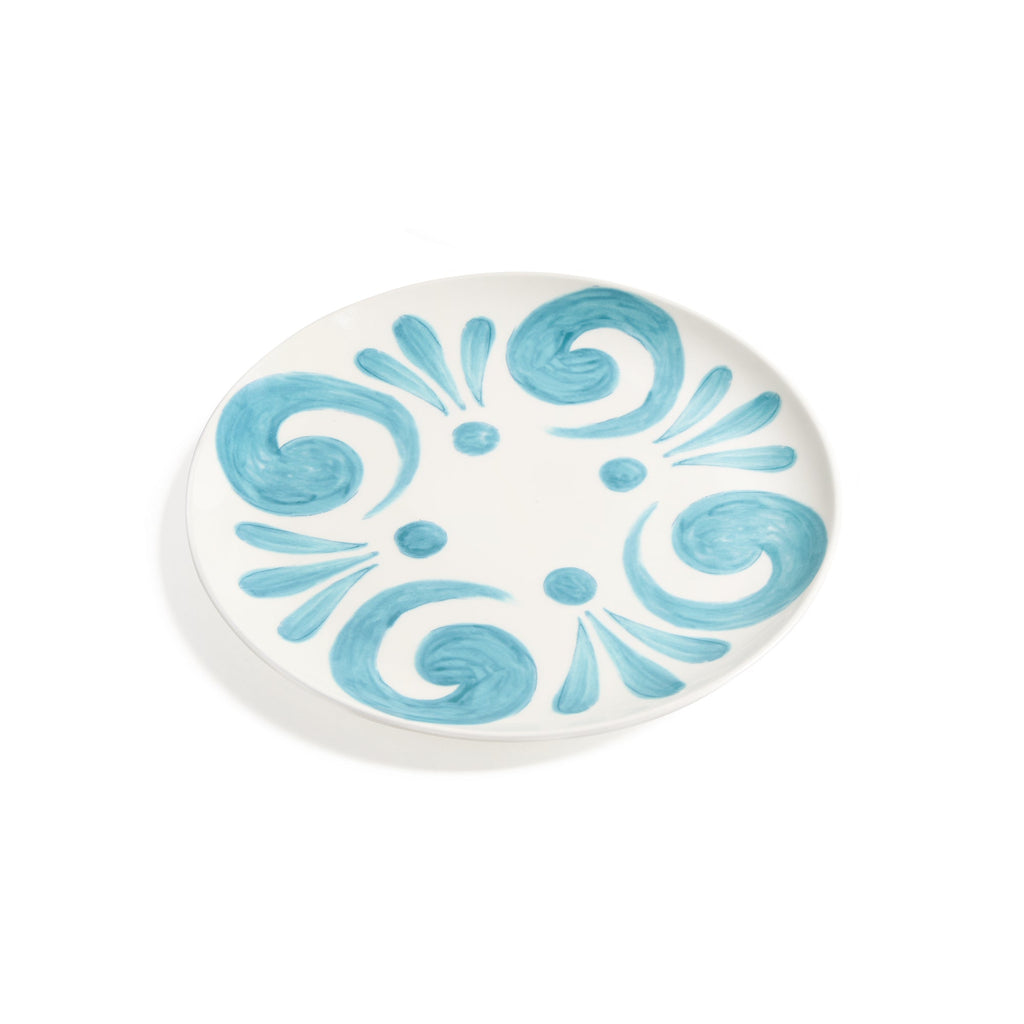 Kallos Dessert Plate in Aqua