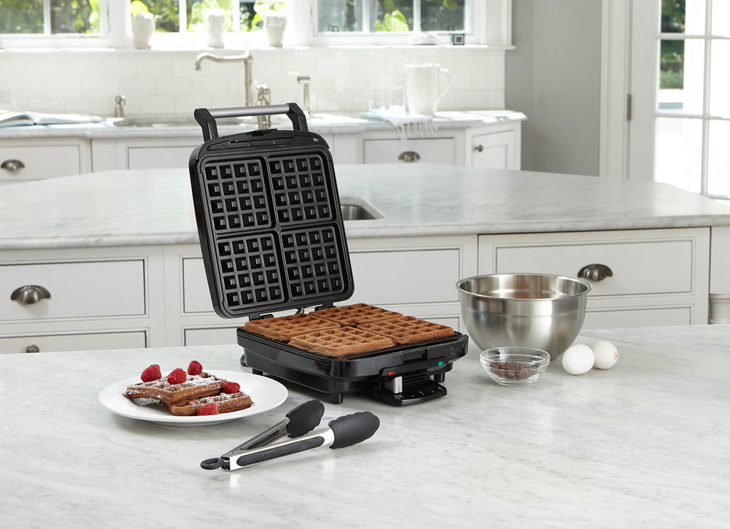 4-Slice Belgian Waffle Maker, Square